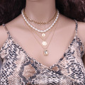 Shangjie OEM vintage Multilayer Pearl Moed